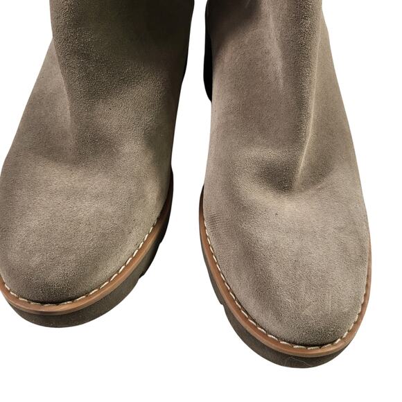 Vionic Hazal zip-up ankle boots in the stone suede leather color size 7 - Picture 4 of 9